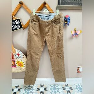 Peter Millar Superior Soft Corduroy Five-Pocket Pants Size 34!